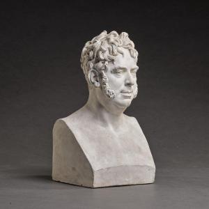 General Cambronne - Bust In Hermès - Att. To E-e Suc (1802-1855)