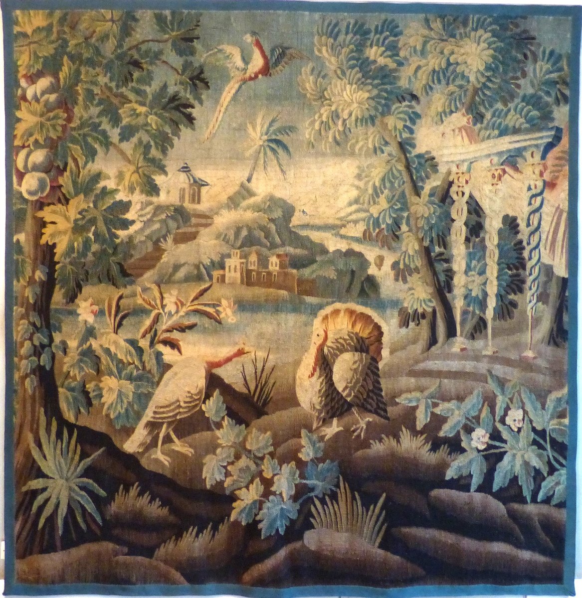 Tapisserie "Verdure au Coq d'Inde"