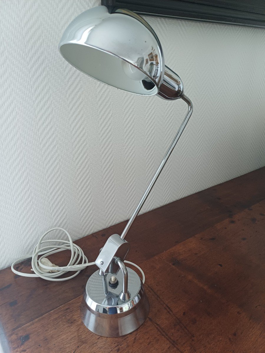 Jumo Chrome Desk Lamp Circa 1960 -photo-4