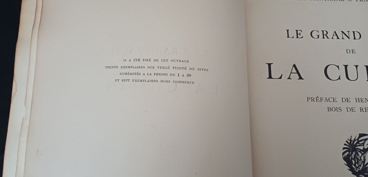 Le  Grand Livre De La Cuisine Par P Montagné Et P Salles Flammarion 1929-photo-4