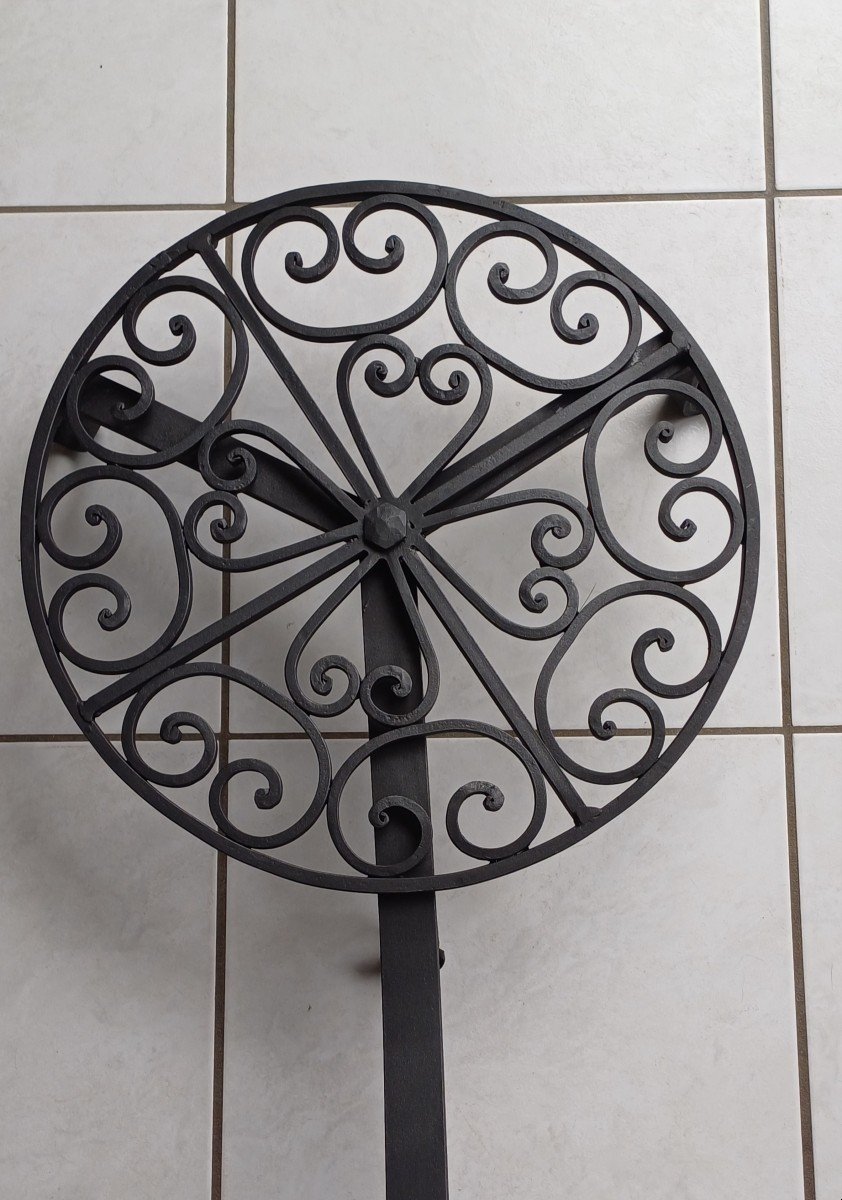 Rotating Cooking Grid For Fireplace, Late 19th Century -photo-3