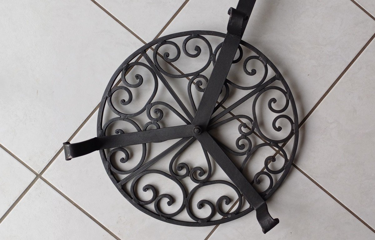 Rotating Cooking Grid For Fireplace, Late 19th Century -photo-1