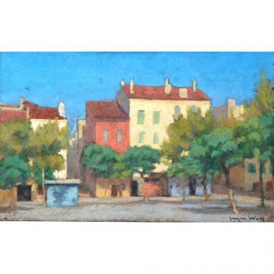 " La Place Du Village" Jacques Wolf (1896-1956)