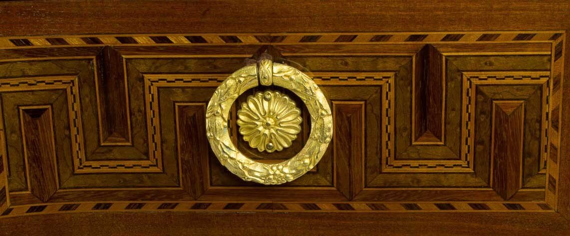 Buffet In Marquetry And Gilt Bronze, 19th Century-photo-1