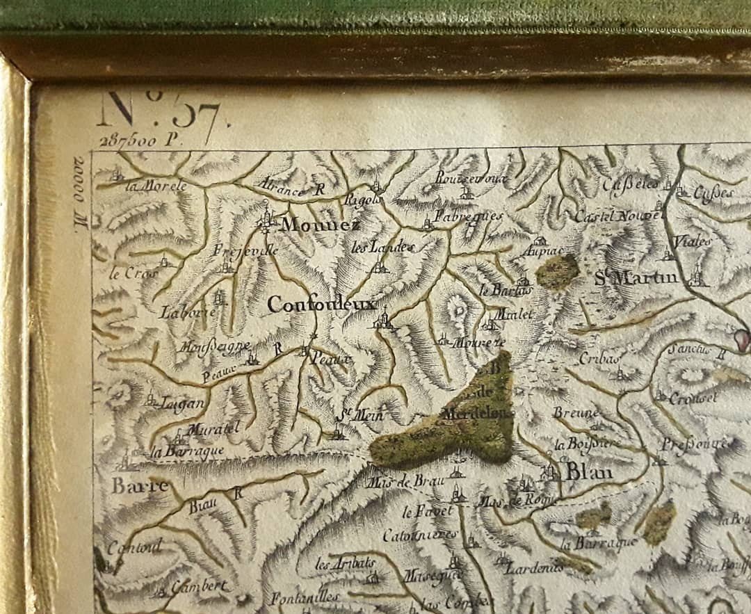 18th Century Map. Languedoc Region.-photo-1