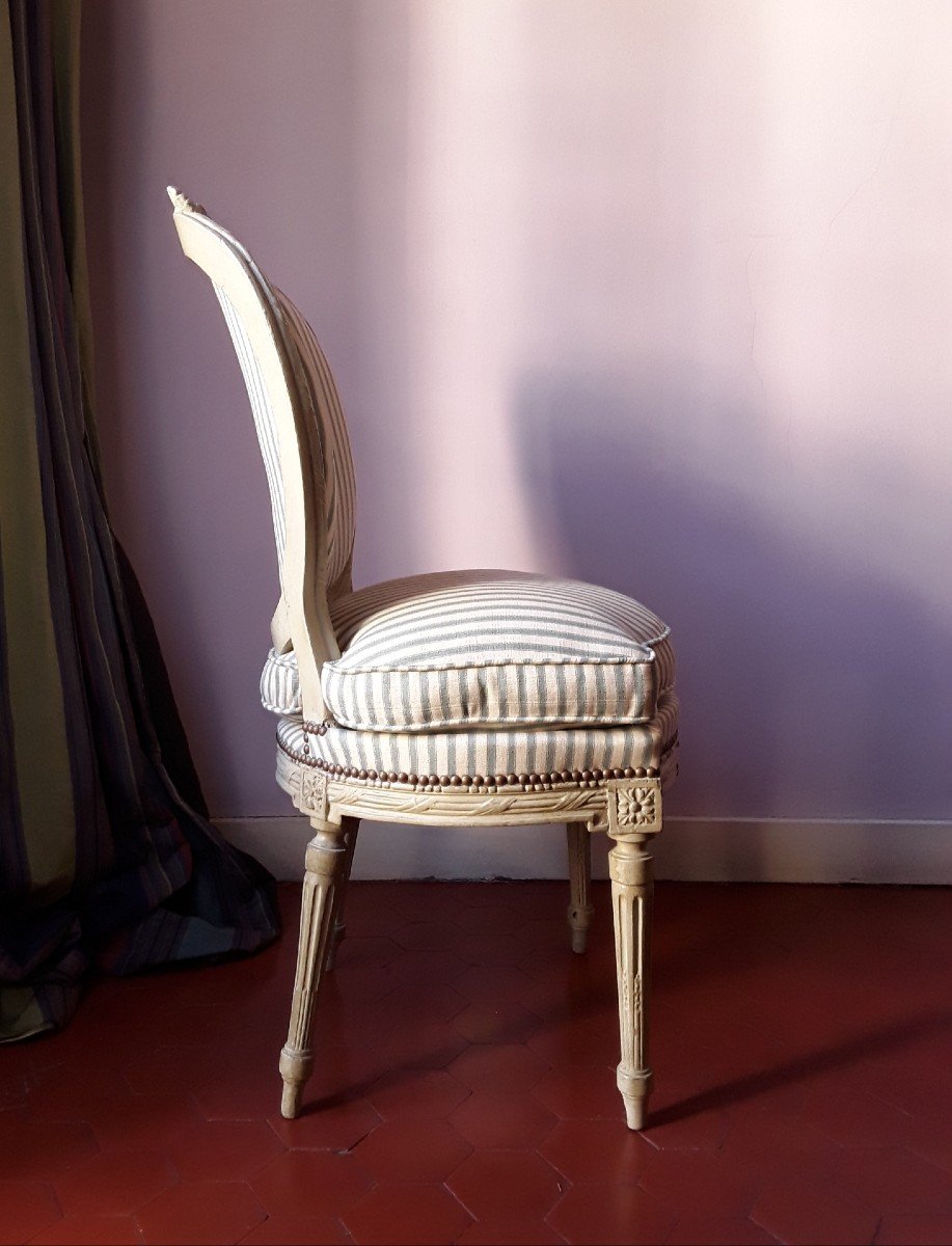 Grande Chaise Provençale d'époque Louis XVI. -photo-3