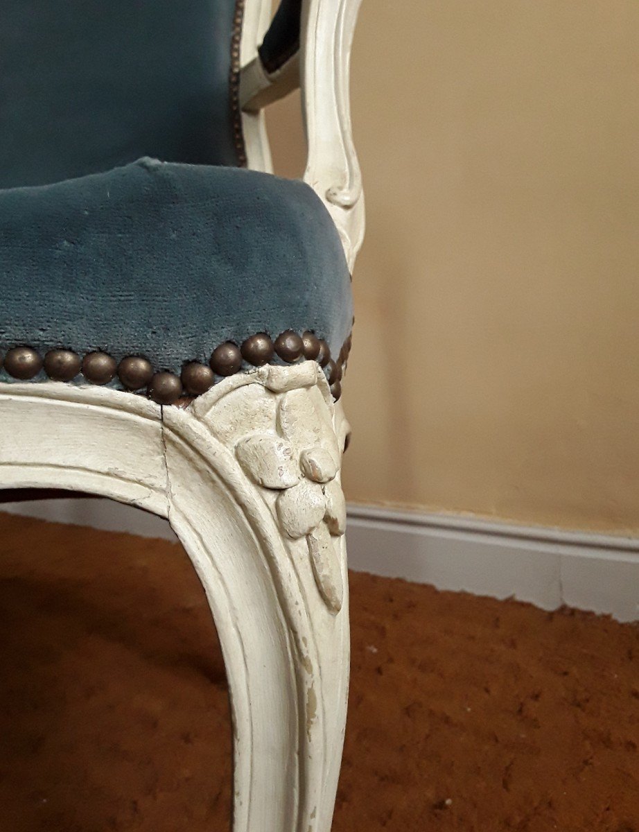 Large Louis XV Period Armchair.-photo-8