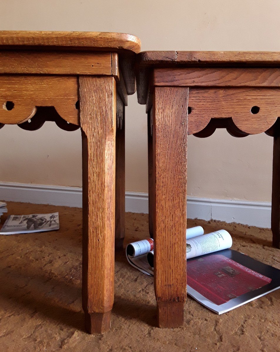 Two Small Tables From The 1900 Period.-photo-4