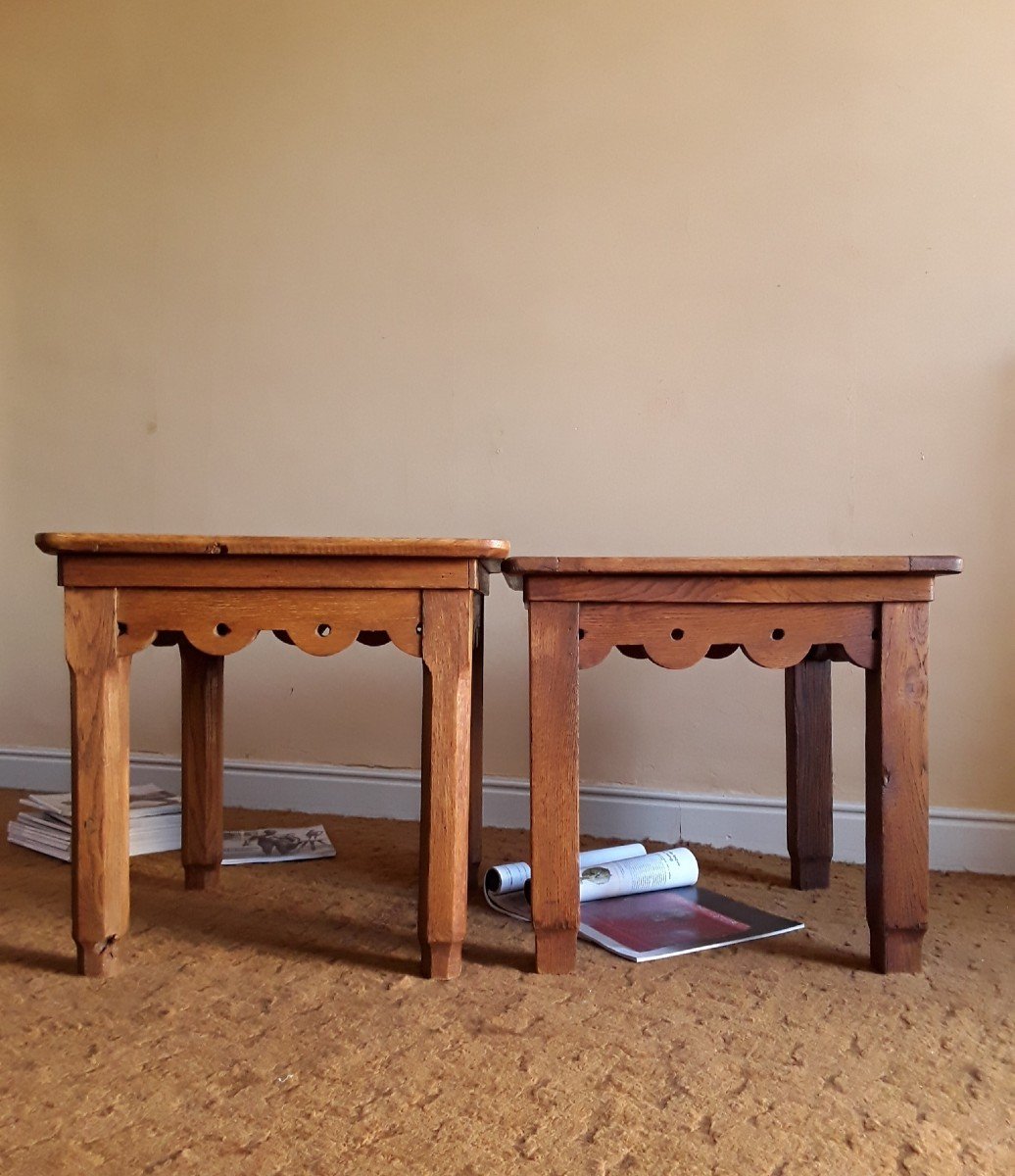 Two Small Tables From The 1900 Period.-photo-8