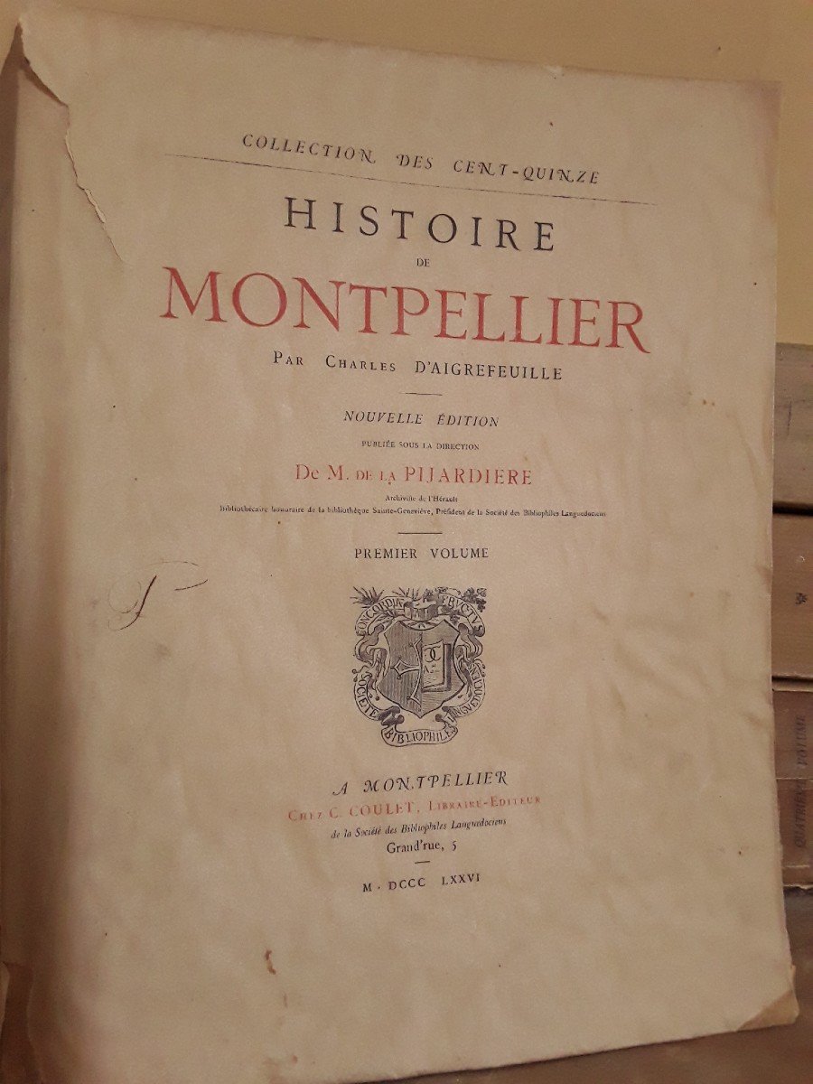 "histoire De La Ville De Montpellier " .-photo-1