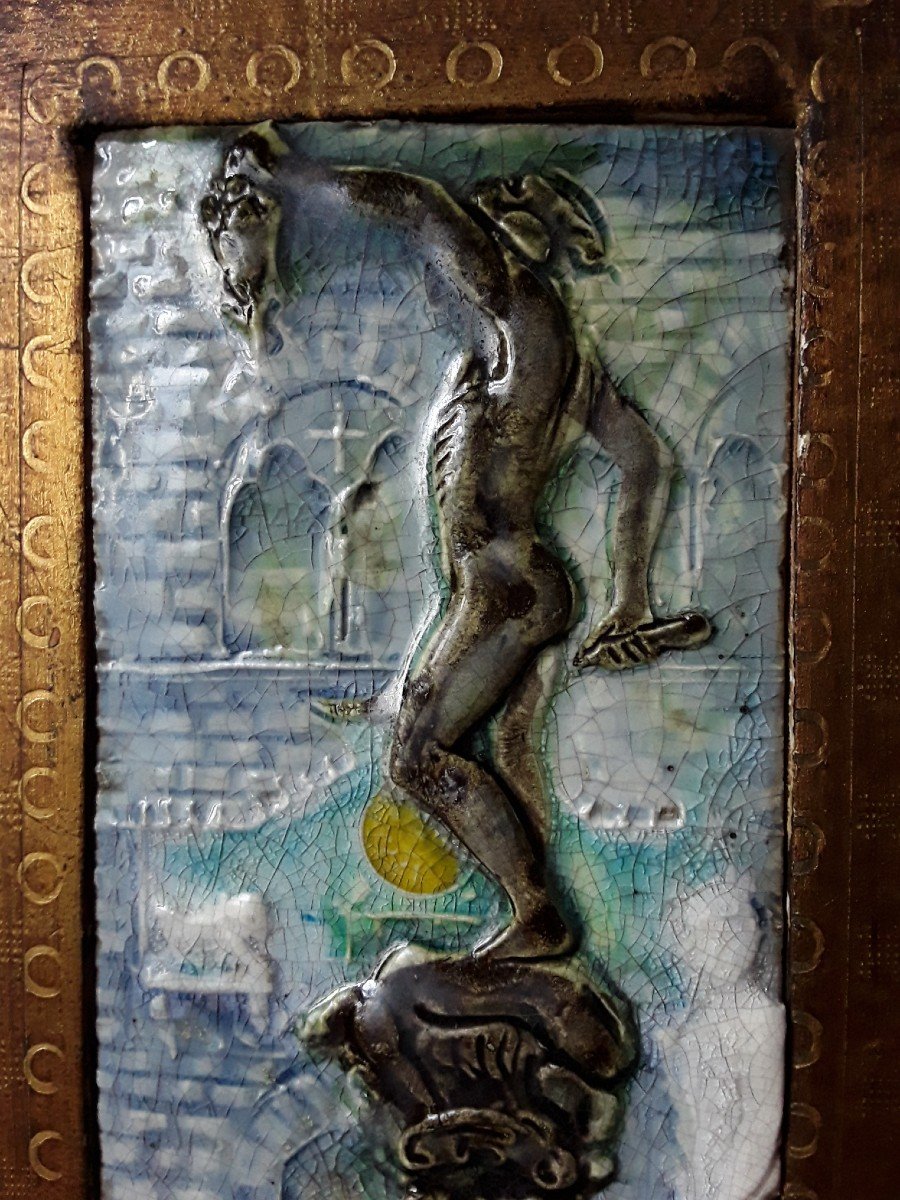 Ceramic Plate. "perseus".-photo-2