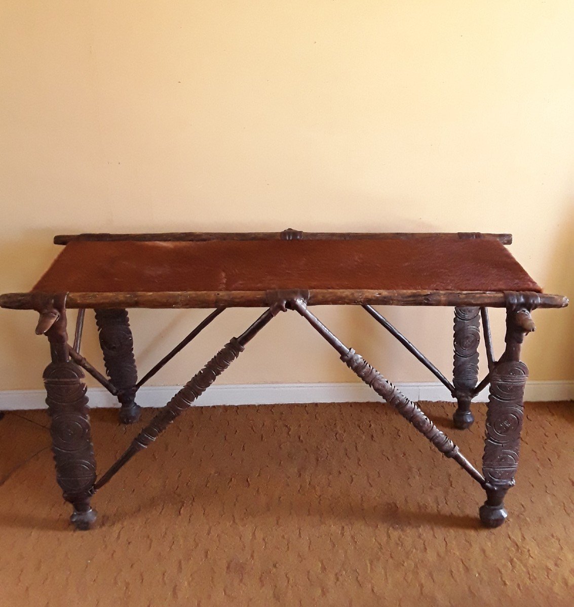 Large Nomad Table. Early 20th Century. -photo-2