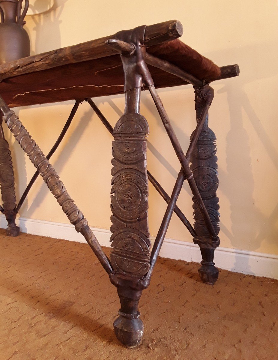 Large Nomad Table. Early 20th Century. -photo-2