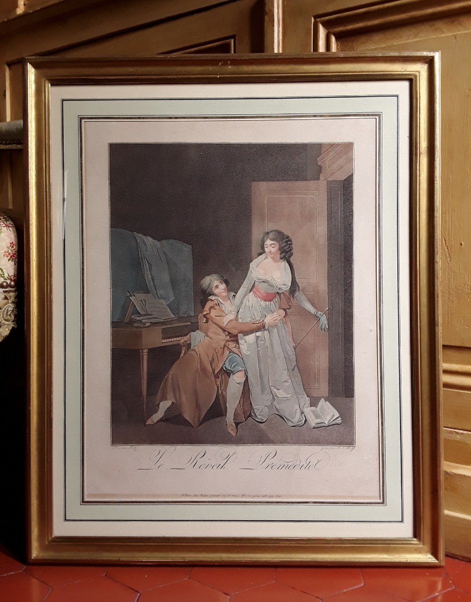 Paire De Grandes Gravures d'Après Boilly. -photo-3