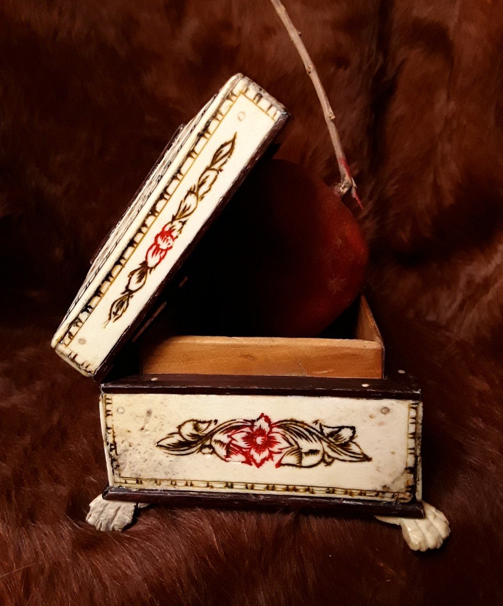 Jewelry Box Made Of Mammoth Bone - Walrus. (russia).-photo-3