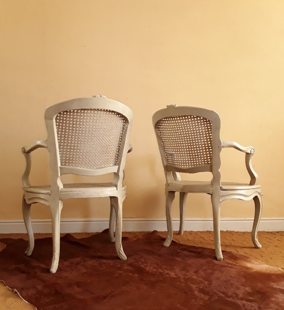 Pair Of Louis XV Period Lyonnais Armchairs. -photo-4