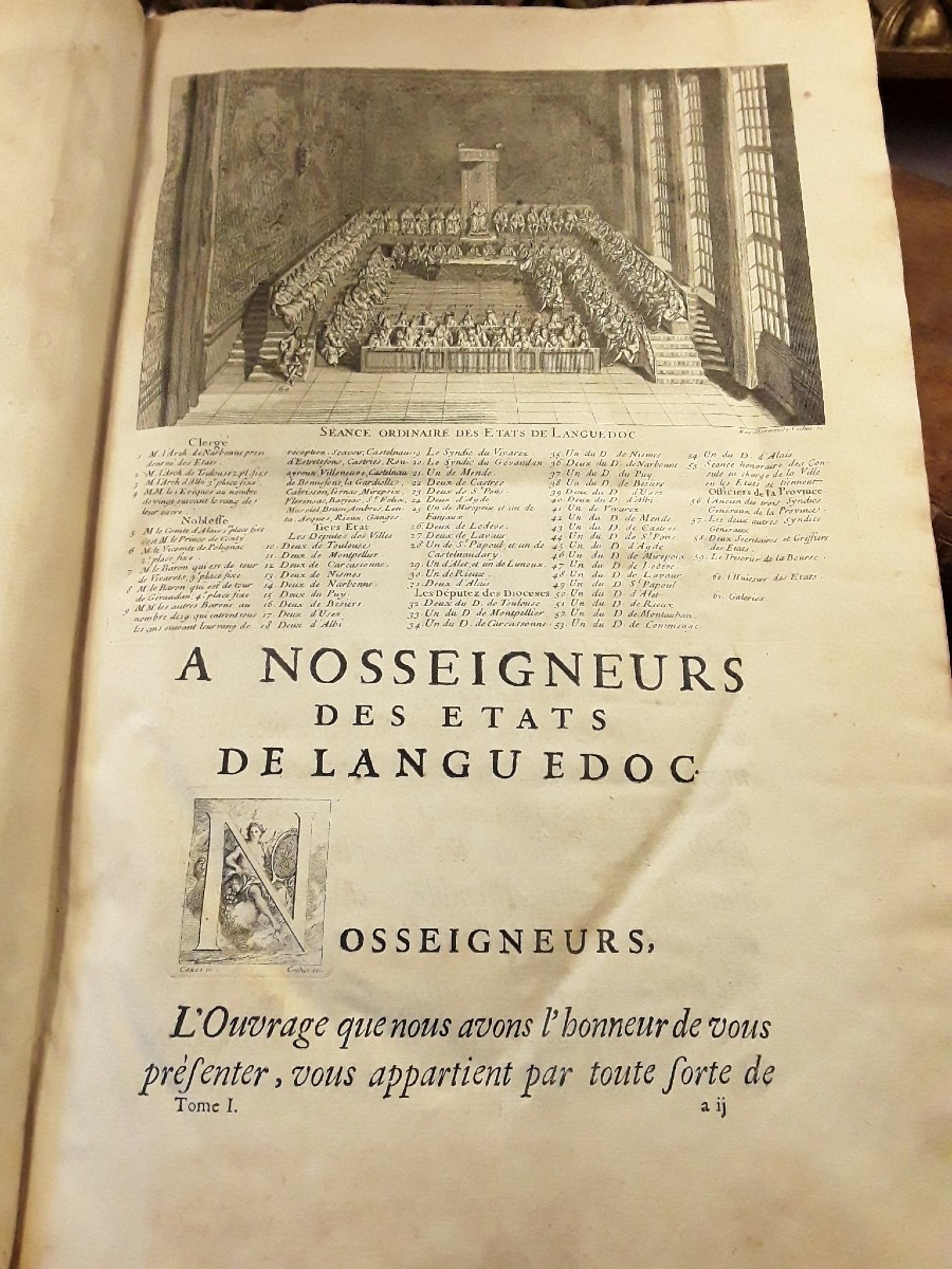 "histoire Du Languedoc ". 5 volumes. 1730.-photo-2
