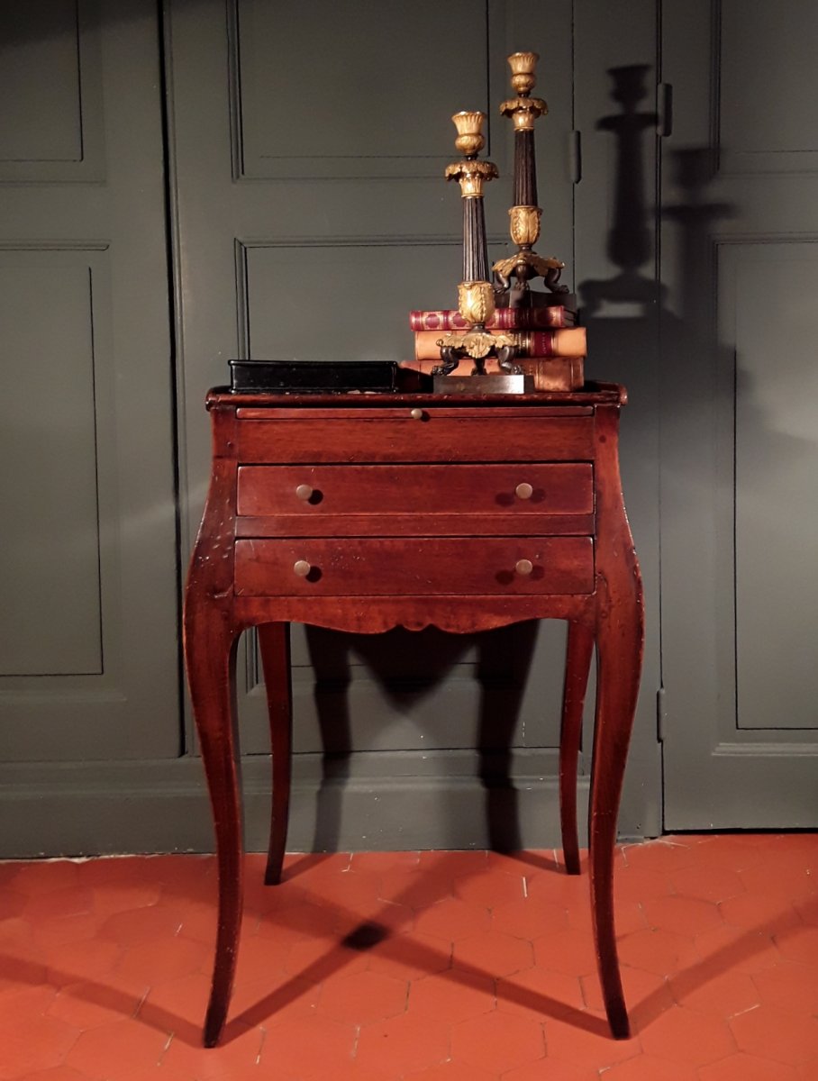 Mahogany Living Room Table. Period XIX Th Century.-photo-3