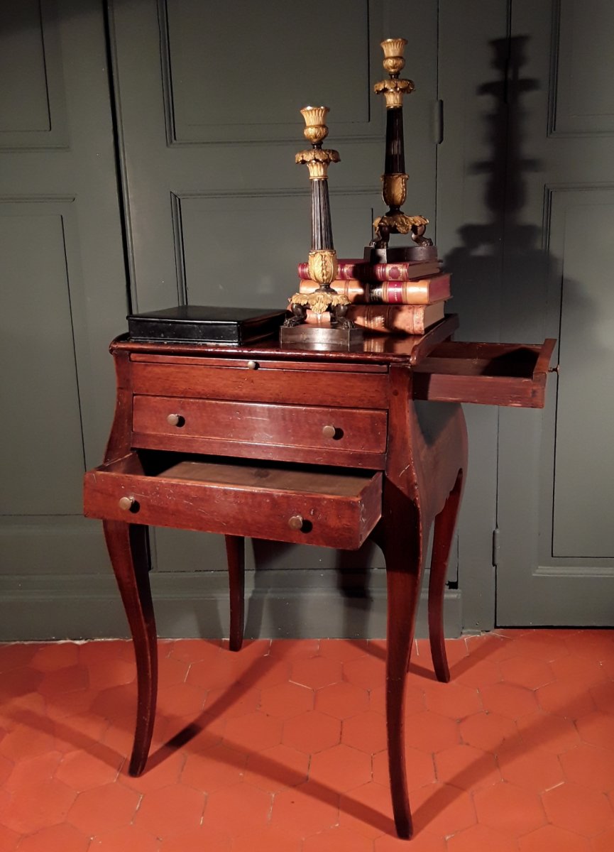 Mahogany Living Room Table. Period XIX Th Century.-photo-4