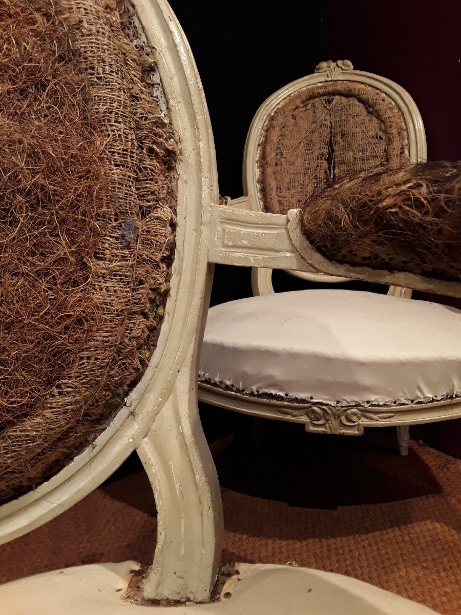 Paire De Fauteuils Provençaux d'époque XVIII ème. 