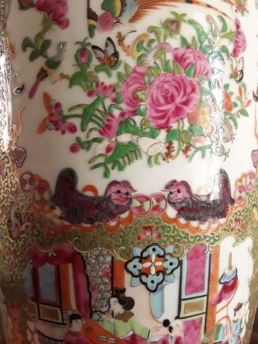 Large Chinese Porcelain Vase.-photo-4