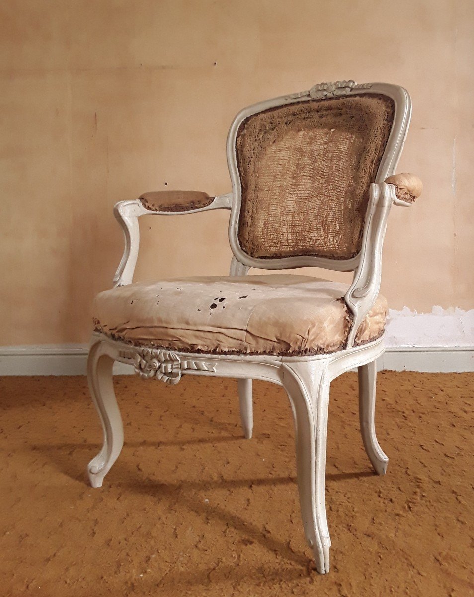 Fauteuil de François Geny .Époque XVIII. -photo-4