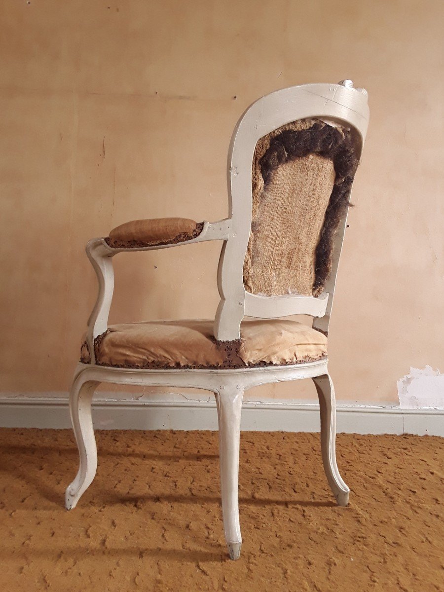 Fauteuil de François Geny .Époque XVIII. -photo-5