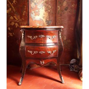 18th Century Lacquered Wood Commode. 