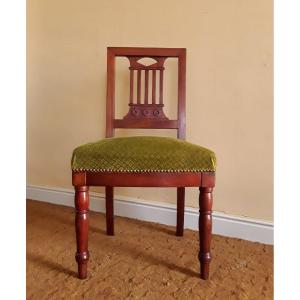 Pair Of Empire Period Chairs Stamped Bellangé. 