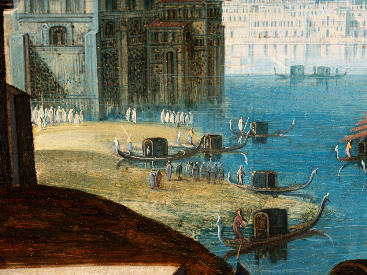 Ascension Day In Venise By Louis De Caullery (1582-1621) A 17th C. Antwerp School-photo-1