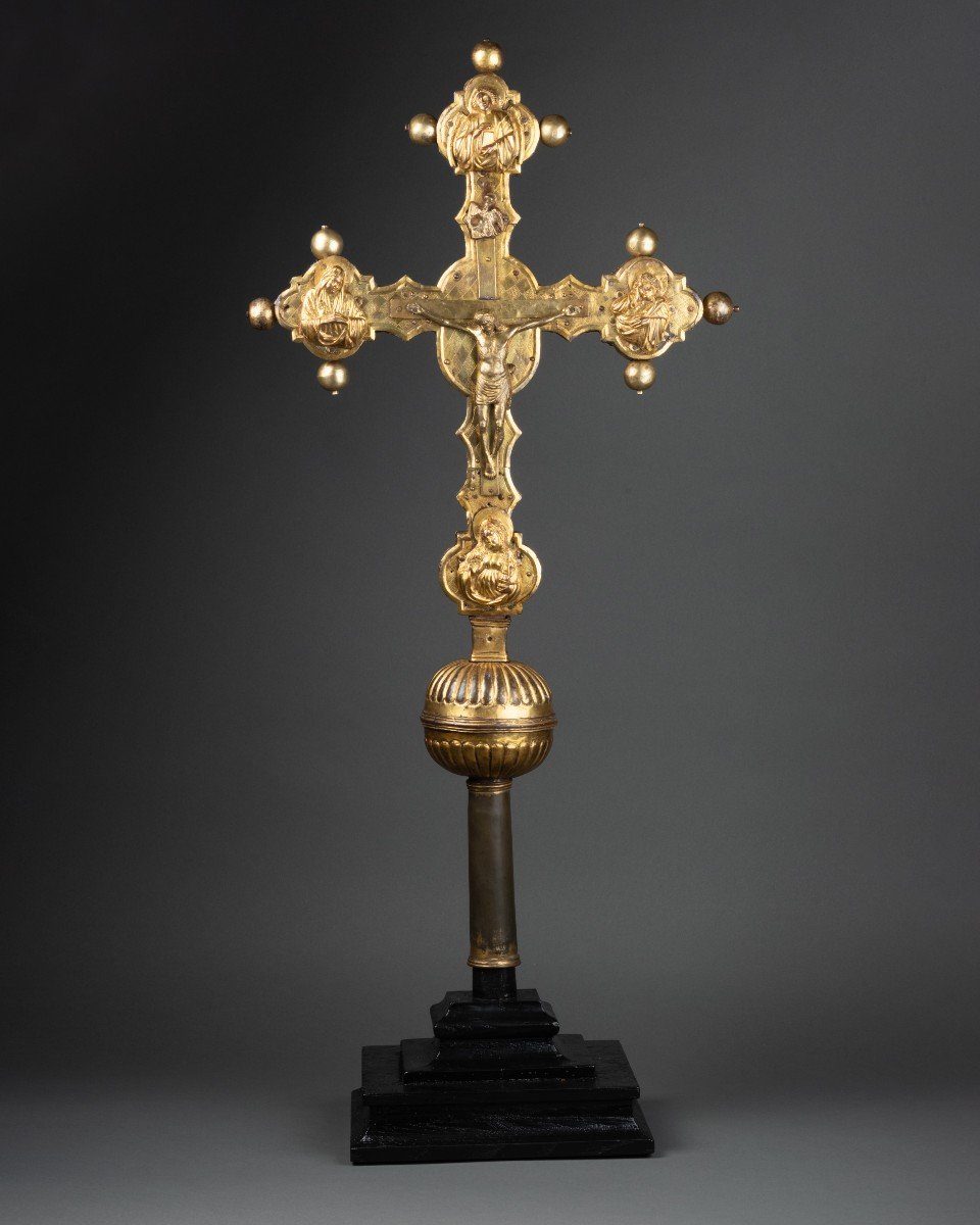 Processionnal Cross -  Double Face, 15th Century Lombardy-photo-3