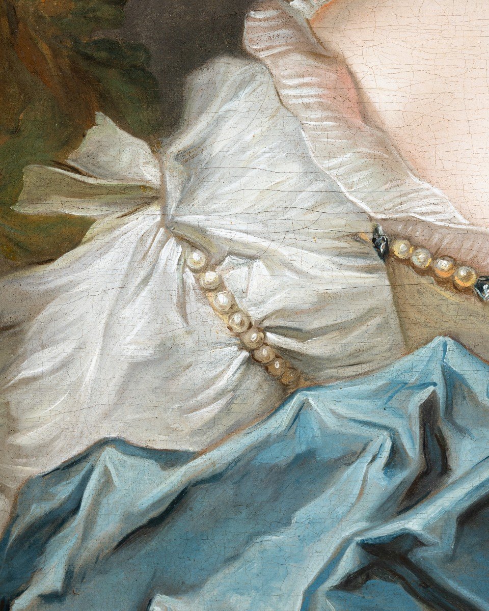 Princesse De Soubise – Atelier De Jean-marc Nattier (1685 - 1766), école Française Du XVIIIeme-photo-3