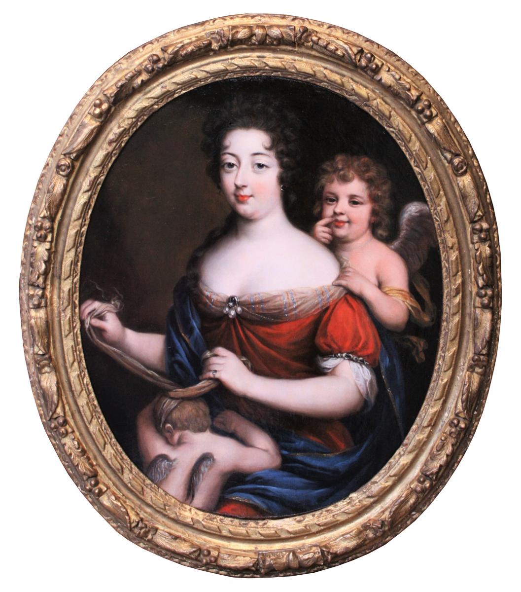 Portrait De Princesse De Conti En Vénus - Atelier De Pierre Mignard, époque XVIIe