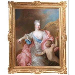 Pierre Gobert (1662-1744) - Portrait Of A Lady As Venus, C. 1720