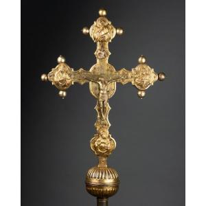 Processionnal Cross -  Double Face, 15th Century Lombardy