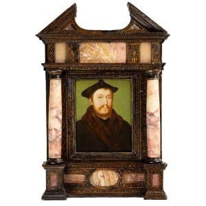 Portrait D’homme - Atelier De Corneille De Lyon (1500-1575), école Française Du XVIème Siècle