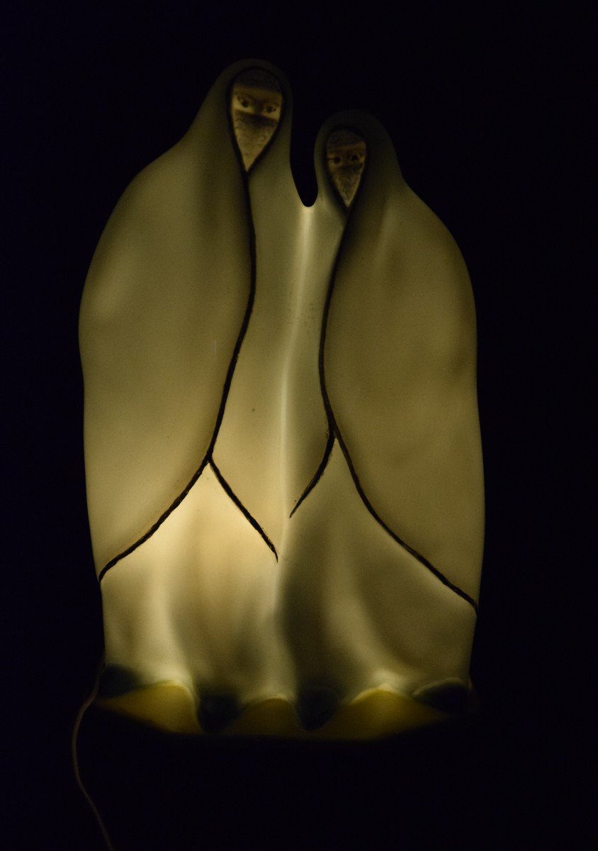 Limoges Porcelain Night Light, The Bedouins-photo-2