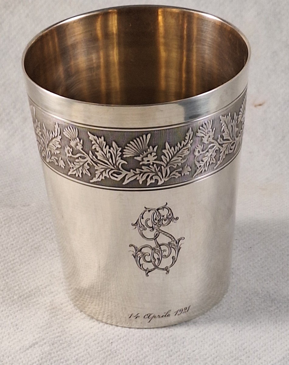 Timpani In Sterling Silver, Minerva Hallmark.-photo-1