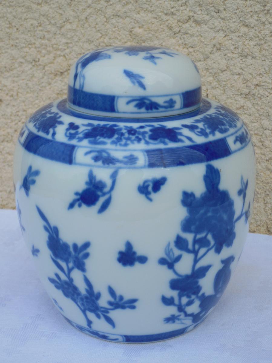 Ginger Pot With Chinese Decor Porcelain Limoges, Bernardaud And Co.-photo-3