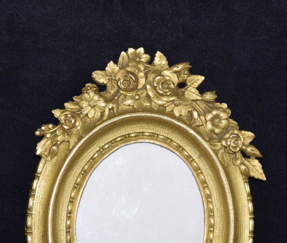 Photo Or Miniature Frame In Gilded Bronze, Napoleon III Period-photo-2