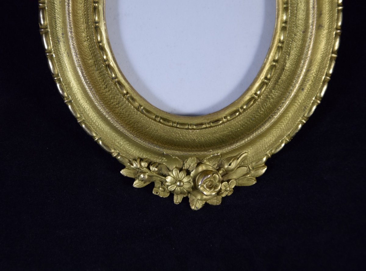 Photo Or Miniature Frame In Gilded Bronze, Napoleon III Period-photo-4