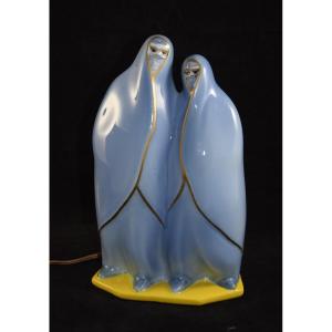 Veilleuse en porcelaine de Limoges ,les bédouines