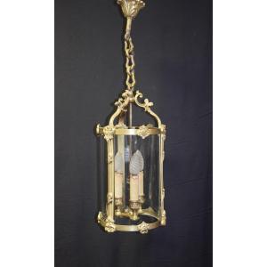 Lxv-lxvi Style Gilt Bronze Lantern