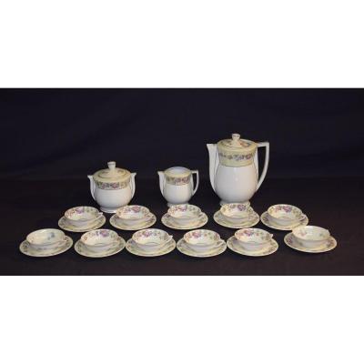 Limoges Porcelain Tea Service, Lanternier & Cie