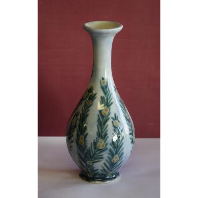 Vase soliflore en porcelaine , Camille Tharaud , Limoges vers 1935