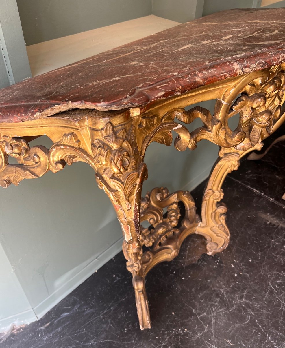 Louis XV Console 18th Century -photo-2