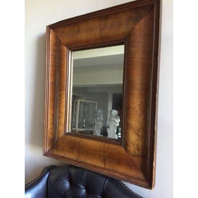 Miroir  Placage  De Noyer