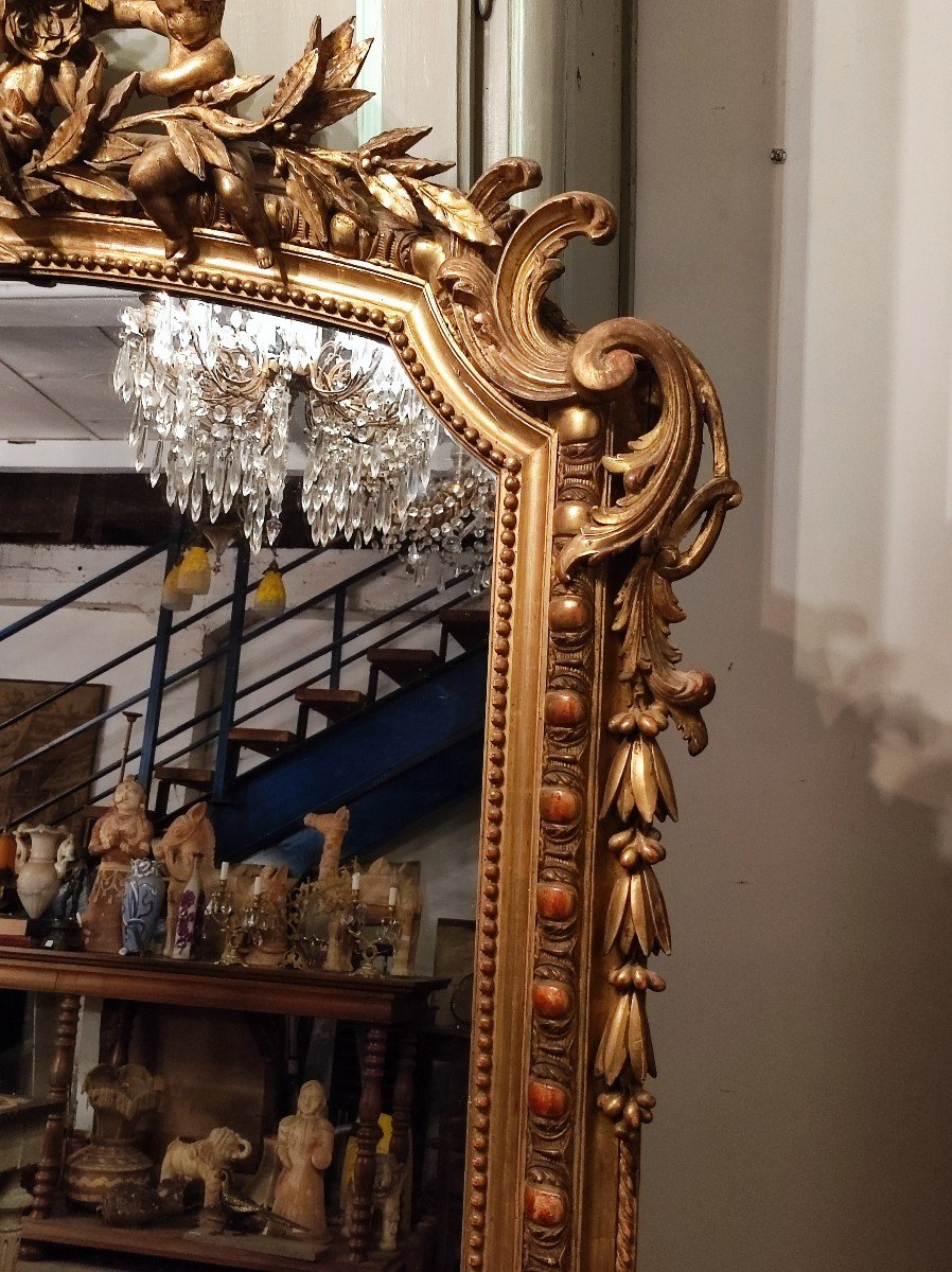 Napoleon III Mirror. 123 X 190 -photo-2