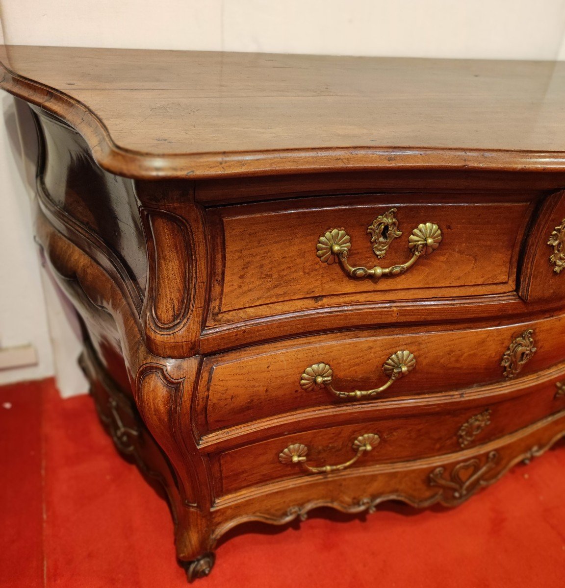 Rare Curved Tomb Commode-photo-8