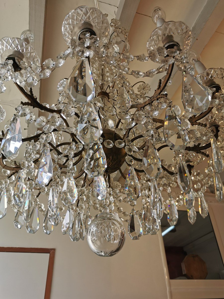 Crystal Chandelier 12 Dras Of Lights-photo-2